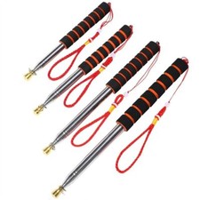 Extendable Flagpole Stainless Steel Flag Pole Telescopic Portable Metal Stick UK