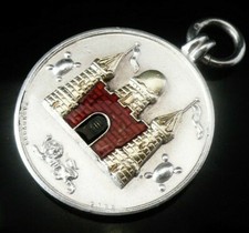 Sterling Silver Gold Enamel