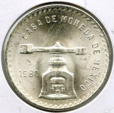 1980 / 79 Mexico Onza Silver