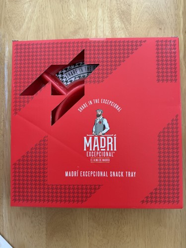 Madri red snack - red, tray