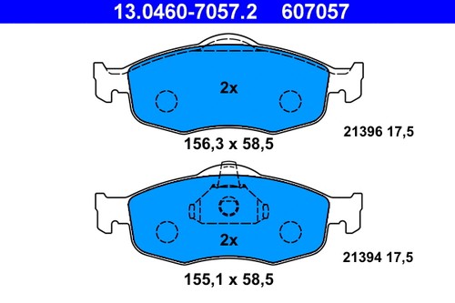 Front brake pad set disc - brake,