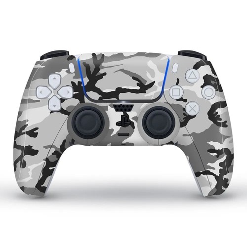 Grey camo ps5 controller cover - grey,