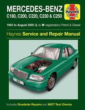 Mercedes-Benz C-Class Petrol & Diesel (1993-Aug 2000) Haynes Repair Manual