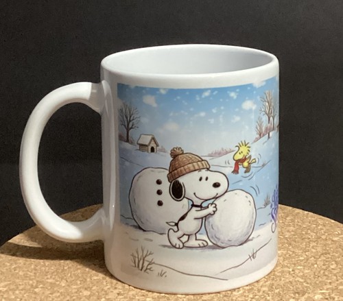 Snoopy snowman mug peanuts - snowman,