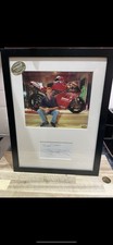 Carl Fogarty Photo Signed In Frame