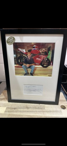 Carl fogarty photo signed - carl,