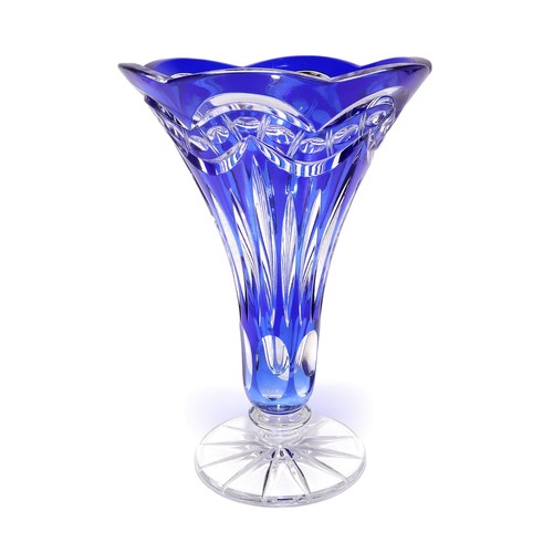 Bohemia blue crystal hand - crystal,