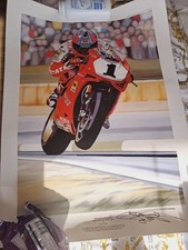 Carl Fogarty Hand Signed Wsbk World Champion Volin Carter Artwork