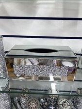 Silver Mirrored Diamond Crush