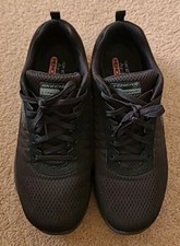 Womens Skechers Black Textile