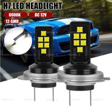 2pcs H7 LED Lights Car