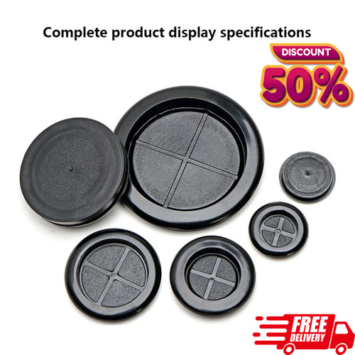 Black blanking grommets rubber - grommets,