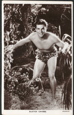 Cinema - Buster Crabbe RP - Postcard 'Picturegoer Ser 85 No. 1058