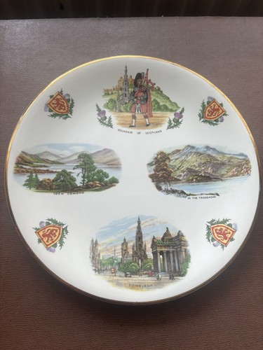 Scotland souvenir plate - souvenir, by