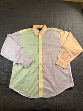 Brooks Brothers Men’s Extra Large XL Fun Shirt Button-Down Vintage Multi-color