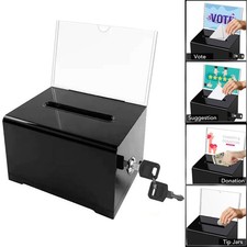 Portable Acrylic Donation Box