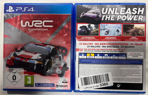 Wrc generations ps4 ps5 - ps4, *ps5