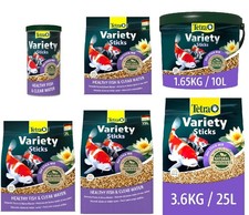 Tetra Variety Sticks Pond Fish Food Koi & Goldfish Mix of Koi Pond and Wheatgerm