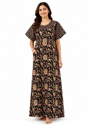 Indian night dress cotton - dress,