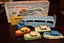 DINKY TOYS No.990 Transporter Gift Set - Austin & Hillman & Ford & Rover - RARE