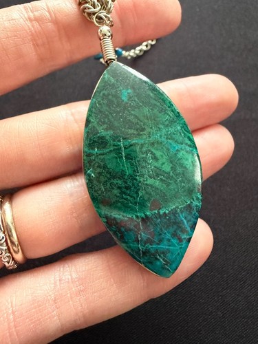 Unique green chrysocolla - green,