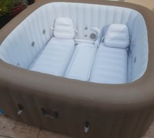 Lay-Z-Spa Palma Hydrojet Pro - 5-7 People Capacity, Incl. filters+drinks holder 