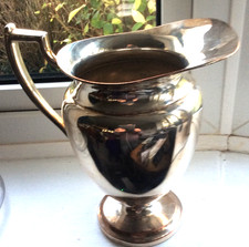 Large Silver Plated Water