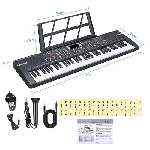 Full size keyboard piano - keyboard,