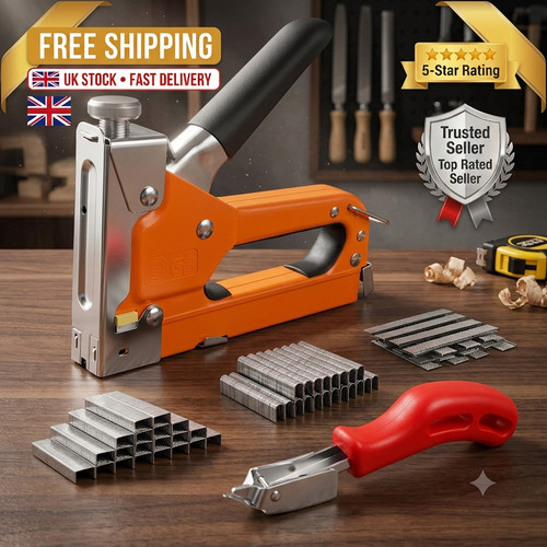 Staple gun heavy duty with - duty,