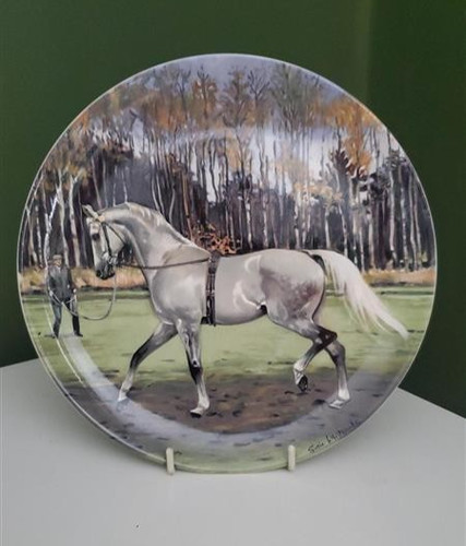 Noble horse plate - horse,