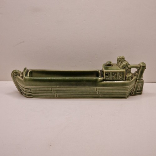 Vintage wade canal barge - canal, posy