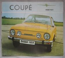 Skoda 110 R Coupe Brochure 