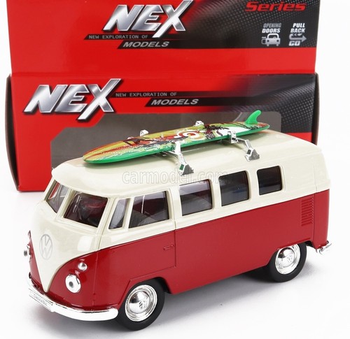 Volkswagen van bus red - red, w/t