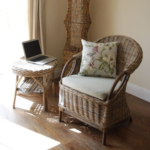 Wicker tub chair kaboo - chair,