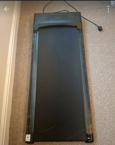Black electric treadmill pad - black,
