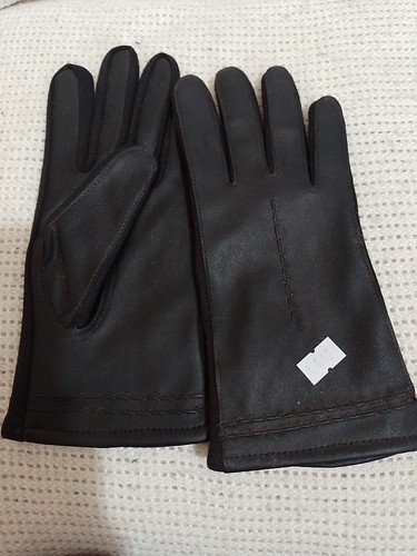 Ladies black gloves medium - ladies,