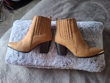 Peacocks WOMENS BLOCK HEEL ZIP