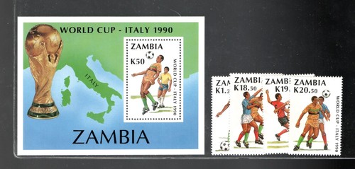 1990 zambia 507 10a fifa - zambia, 507-10a