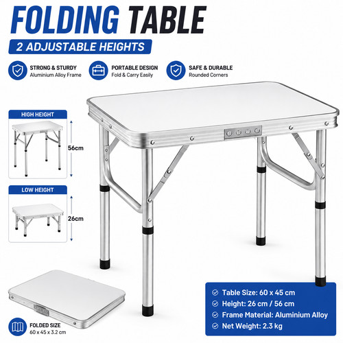 Folding camping table - folding,