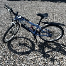 Carrera Luna Junior Mountain Bike 24" Wheels, Light Blue White