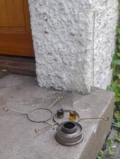 Vintage Aladdin Oil Lamp Parts, Chimney, Gallerys, Flame Spreaders, Burner Cap