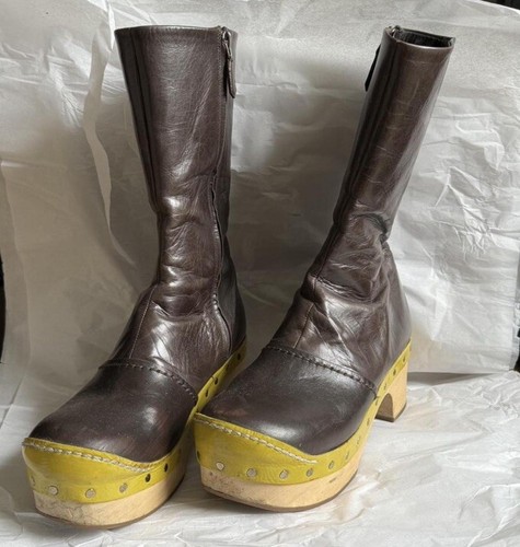 Prada clog platform boots - clog,