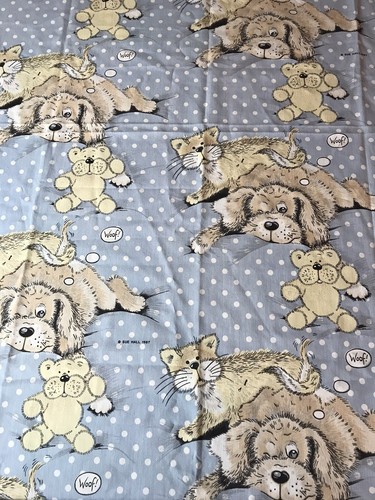 Vintage sue hall 1987 curtain - 1987,