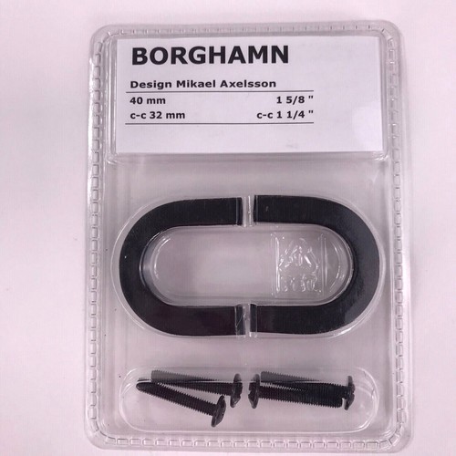 Borghamn handle black - borghamn, 1-5/8"