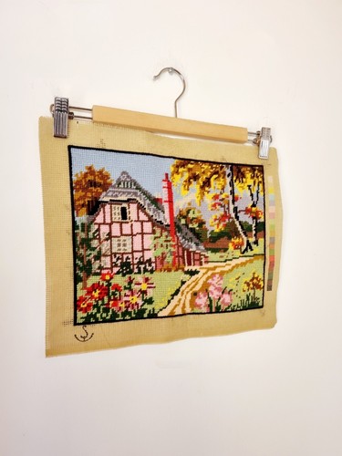 Vintage tapestry completed - tapestry,
