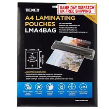 Texet 150 MCN A4, A5, A6 Laminating Pouches - Pack of 25 (LMA4BAG)