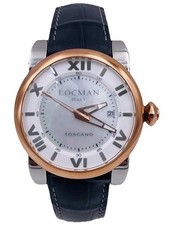 Locman Toscano Automatic Watch Ref590AOWG990 42Mm Gray Super Discounted New