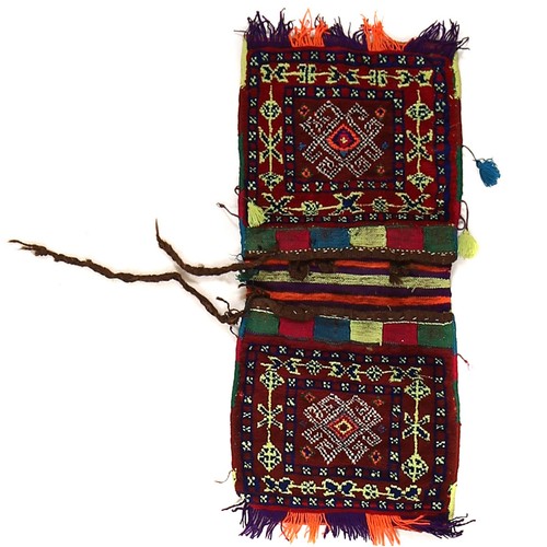 Afghan saddle bag traditional - bag,