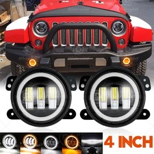 Front LED Fog Lights Halo DRL