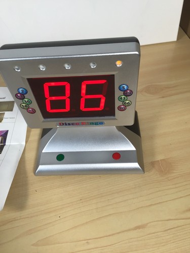 Portable disco bingo machine - disco,